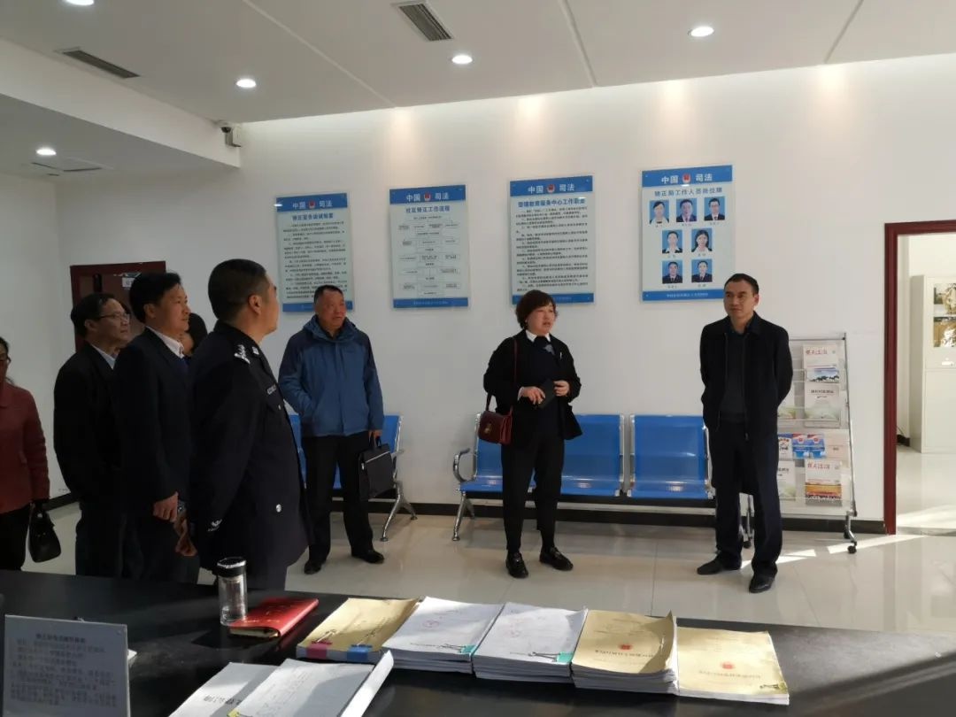 湖北：省司法廳社矯處呂方軍處長一行來襄陽檢查調(diào)研社區(qū)矯正工作